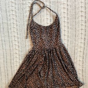 American Apparel cheetah print dress
